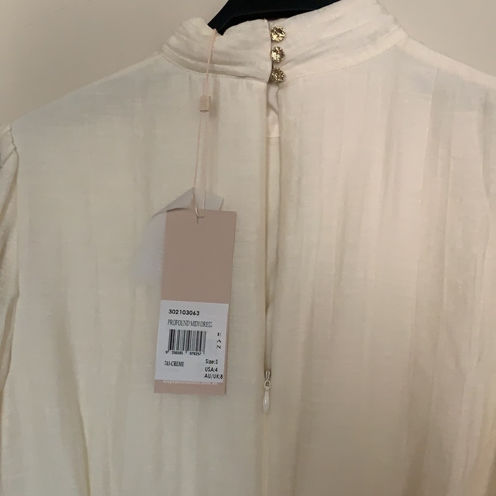 Nwt Keepsake The Label Profound Linen Ls Minidress - image 6